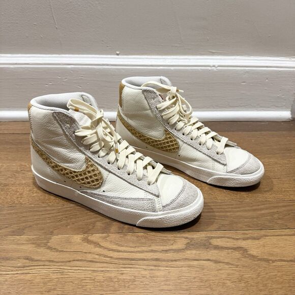 Nike Blazer \'77 Vintage Mid Tan Coconut Waffle Wheat Men Casual Sneakers Size 8 main image 6